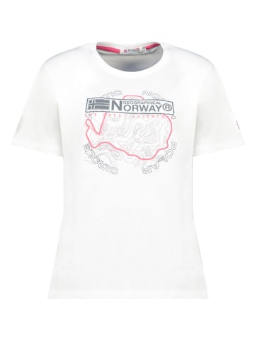 Geographical Norway Shirt in Weiß