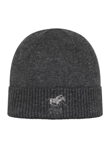 Polo Sylt Wollen muts antraciet