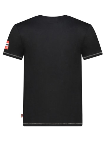 Geographical Norway Koszulka "Jodept" w kolorze czarnym