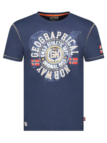 Geographical Norway Shirt "Jodept" in Dunkelblau