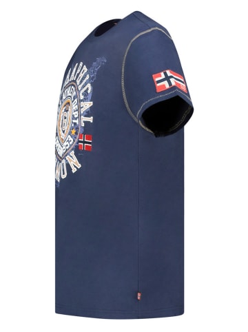 Geographical Norway Shirt "Jodept" in Dunkelblau