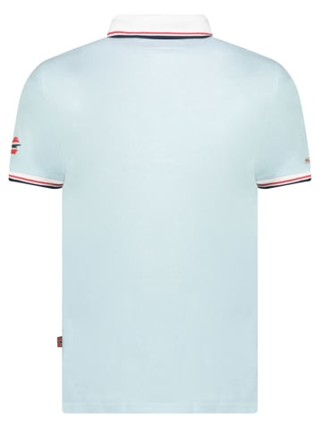 Geographical Norway Poloshirt "Kblended" lichtblauw