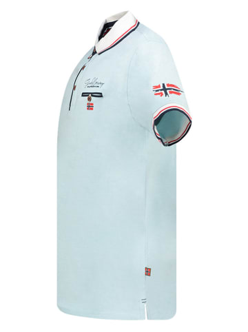 Geographical Norway Poloshirt "Kblended" lichtblauw