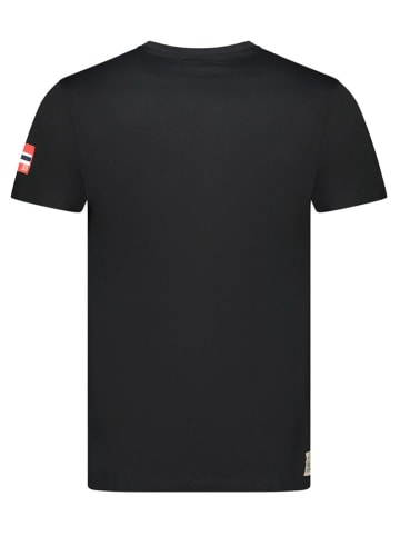 Geographical Norway Shirt "Jrusty" in Schwarz