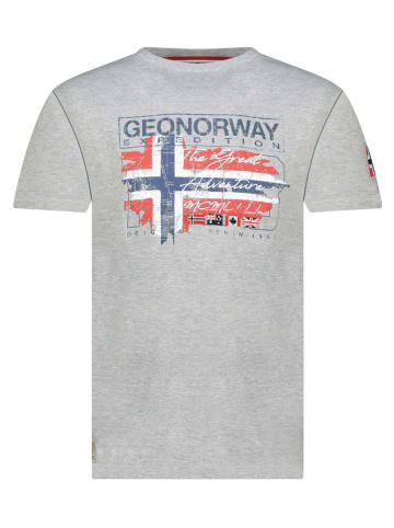 Geographical Norway Shirt "Jrusty" in Grau