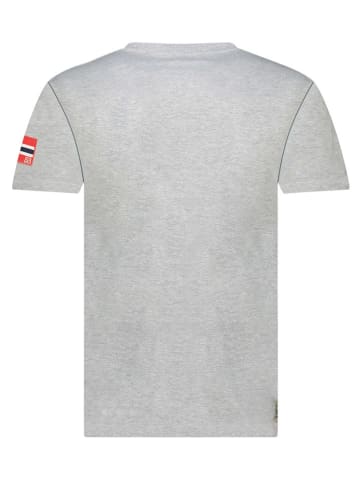 Geographical Norway Koszulka "Jrusty" w kolorze szarym