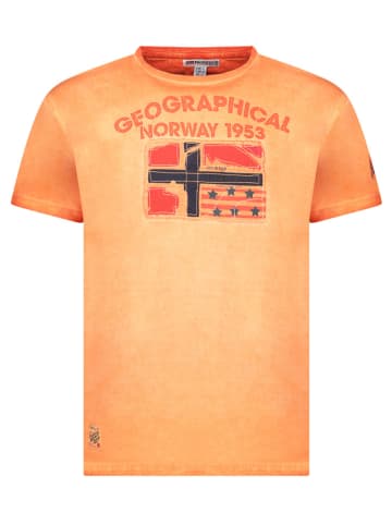 Geographical Norway Shirt "Jotz" in Orange