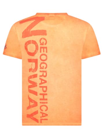 Geographical Norway Shirt "Jotz" in Orange