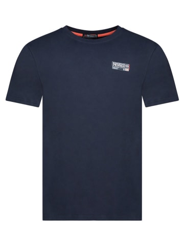 Geographical Norway Shirt "Jilva" in Dunkelblau