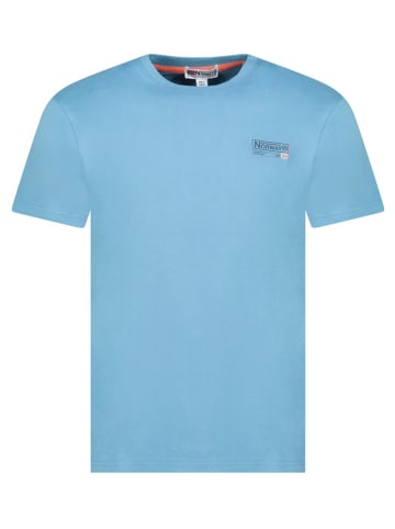 Geographical Norway Shirt "Jilva" in Hellblau