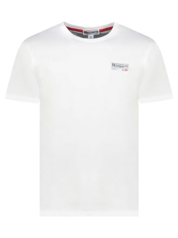 Geographical Norway Shirt "Jilva" in Weiß