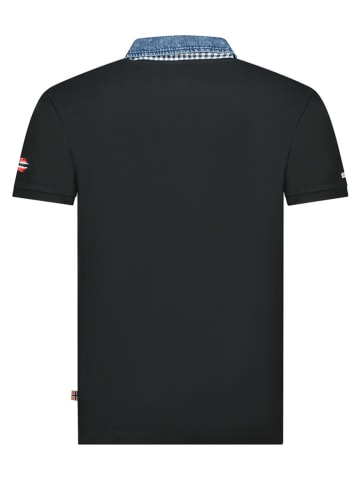 Geographical Norway Koszulka polo "Kerwin" w kolorze czarnym