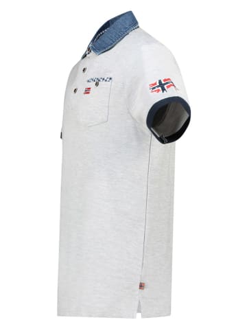 Geographical Norway Koszulka polo "Kerwin" w kolorze białym