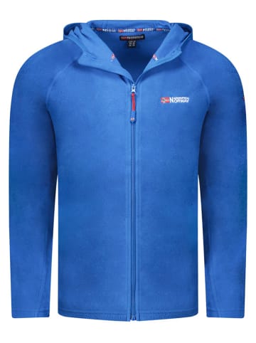 Geographical Norway Kurtka polarowa "Tugood" w kolorze niebieskim