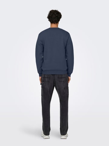 ONLY & SONS Bluza "Ceres" w kolorze granatowym