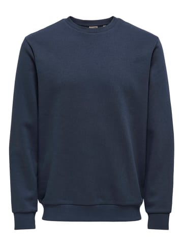 ONLY & SONS Sweatshirt "Ceres" donkerblauw