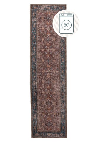 Flair Rugs Chodnik "Cyra" w kolorze niebiesko-czerwonym
