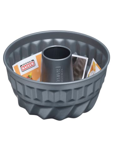Kaiser Mini-Gugelhupfform ''Gourmet'' in Anthrazit - Ø 16 cm