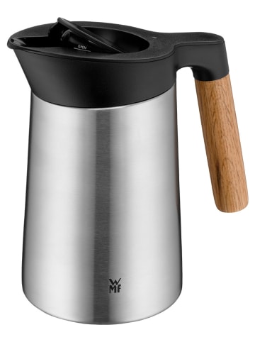 WMF Isolierkanne ''Kineo'' in Silber/ Schwarz/ Hellbraun - 600 ml