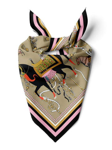 Lucky Bees Doek kaki/meerkleurig - (L)55 x (B)55 cm