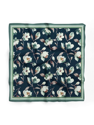 Lucky Bees Tuch in Petrol - (L)55 x (B)55 cm