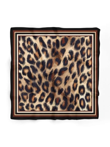 Lucky Bees Doek zwart/lichtbruin - (L)55 x (B)55 cm