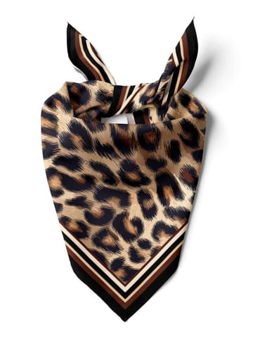 Lucky Bees Doek zwart/lichtbruin - (L)55 x (B)55 cm