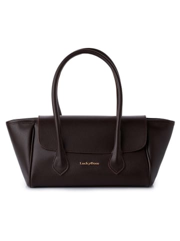 Lucky Bees Schultertasche ''Camille'' in Braun - (B)45 x (H)16 x (T)16 cm