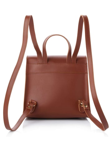 Lucky Bees Rugzak "Marilyn'' lichtbruin - (B)21 x (H)21 x (D)11 cm