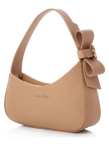 Lucky Bees Schultertasche in Beige - (B)26 x (H)18 x (T)7 cm