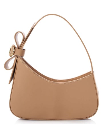 Lucky Bees Schoudertas ''Monroe'' beige - (B)26 x (H)18 x (D)7 cm