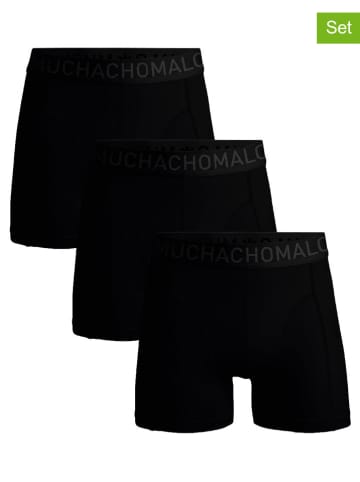 Muchachomalo 3er-Set: Boxershorts in Schwarz