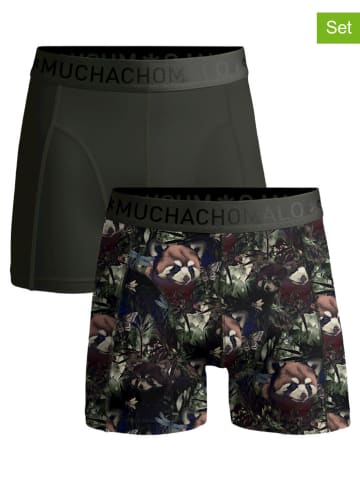 Muchachomalo 2er-Set: Boxershorts in Bunt/ Anthrazit