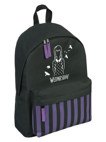 SCOOLI Rucksack "Wednesday" in Schwarz
