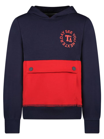 Tygo & Vito Hoodie in Dunkelblau/ Rot