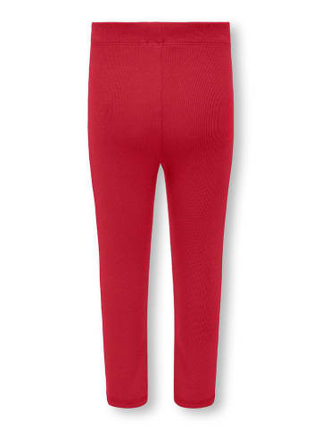 KIDS ONLY Legginsy "Trinny" w kolorze czerwonym