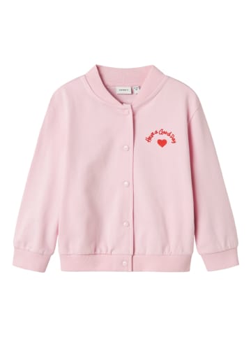 name it Sweatjacke "Leila" in Rosa