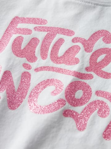name it Longsleeve "Linea" in Weiß/Rosa