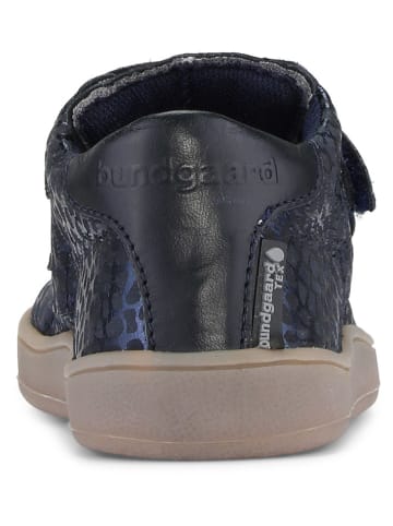 Bundgaard Leder-Lauflernschuhe "Blake Strap TEX" in Dunkelblau