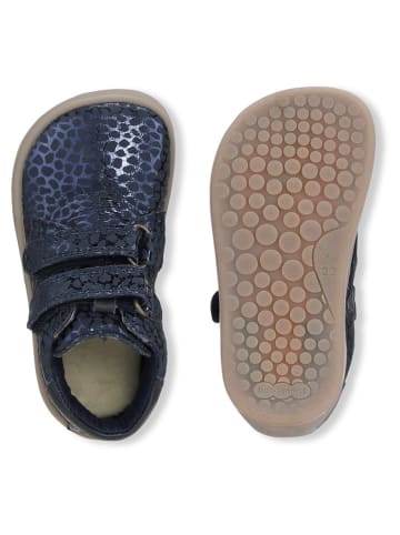 Bundgaard Leder-Lauflernschuhe "Blake Strap TEX" in Dunkelblau