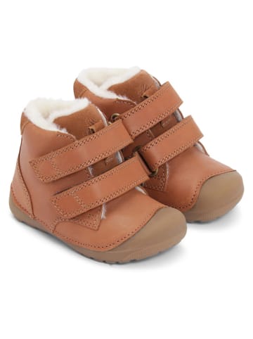 Bundgaard Leder-Boots "Petit Mid Winter Strap" in Orange