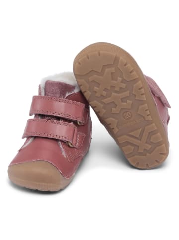 Bundgaard Buty "Petit Mid Winter Strap" w kolorze jasnoróżowym do nauki chodzenia