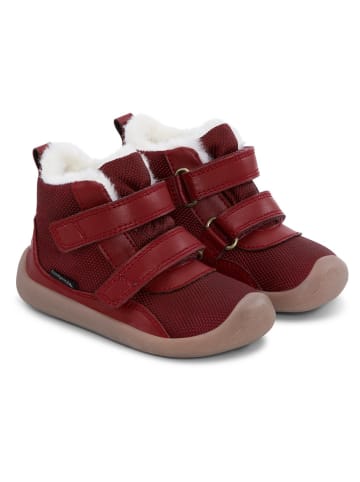 Bundgaard Buty "Walk Winter Baby TEX" w kolorze czerwonym do nauki chodzenia