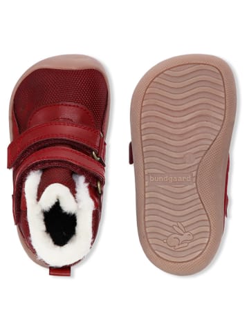 Bundgaard Buty "Walk Winter Baby TEX" w kolorze czerwonym do nauki chodzenia