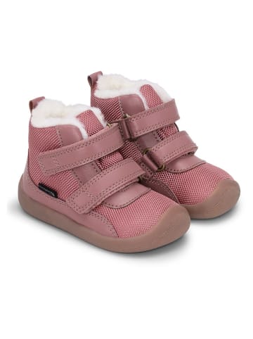 Bundgaard Loopleerschoenen "Walk Winter Baby TEX" lichtroze