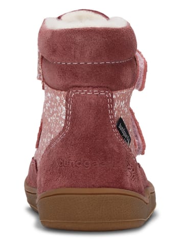 Bundgaard Skórzane botki "Basil Strap Mini II TEX" w kolorze jasnoróżowym