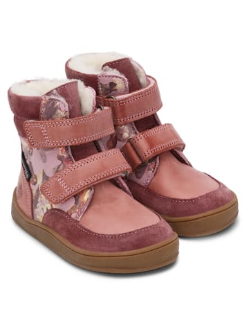 Bundgaard Leder-Boots "Basil Strap Mini II TEX" in Rosa
