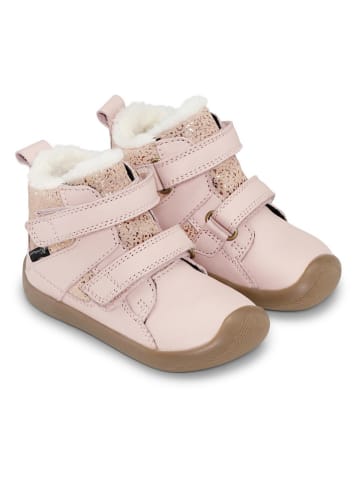 Bundgaard Buty "Willie Strap TEX" w kolorze jasnoróżowym do nauki chodzenia