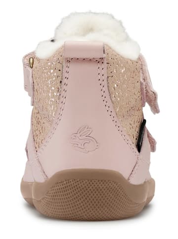 Bundgaard Buty "Willie Strap TEX" w kolorze jasnoróżowym do nauki chodzenia