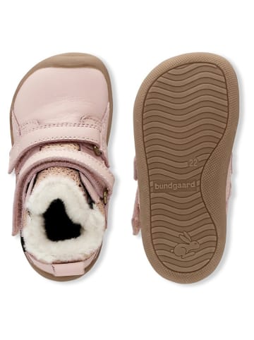 Bundgaard Buty "Willie Strap TEX" w kolorze jasnoróżowym do nauki chodzenia